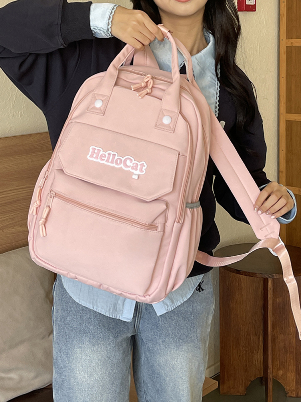 Minoda unisex nylon ruksak – vodootporan, kapacitet 20–35L, pogodna za 14-inčni laptop, zakrivljene naramenice
