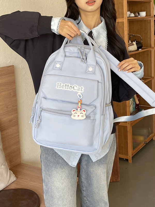 Minoda unisex nylon ruksak – vodootporan, kapacitet 20–35L, pogodna za 14-inčni laptop, zakrivljene naramenice