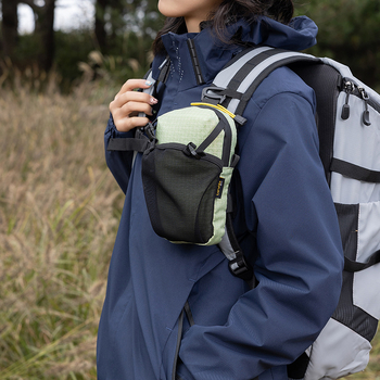 Unisex nylon cross-body torba za planinarenje, vodootporna, proširiva kapaciteta, prozračna, ultra lagana, podstava od poliestera, za outdoor sportove