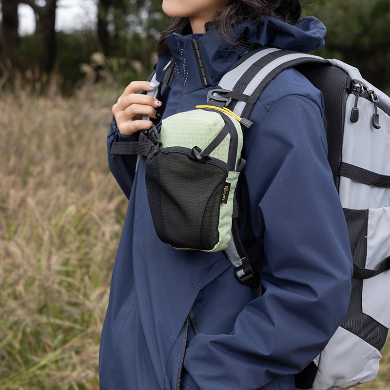 Unisex nylon cross-body torba za planinarenje, vodootporna, proširiva kapaciteta, prozračna, ultra lagana, podstava od poliestera, za outdoor sportove