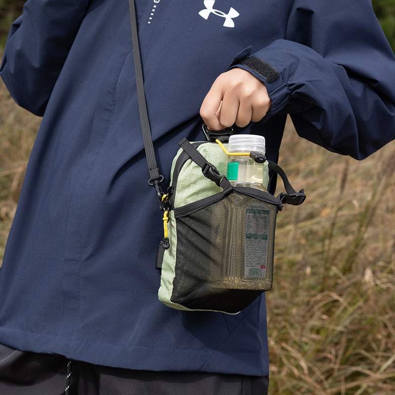 Unisex nylon cross-body torba za planinarenje, vodootporna, proširiva kapaciteta, prozračna, ultra lagana, podstava od poliestera, za outdoor sportove