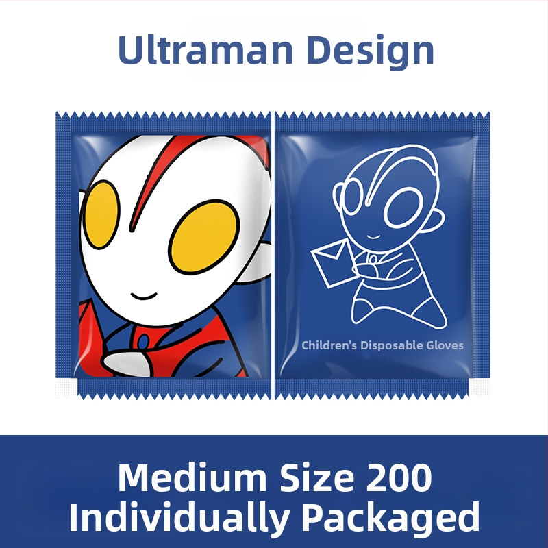 Mănuși de unică folosință din polietilenă, transparente, grosime normală, personalizabile cu logo