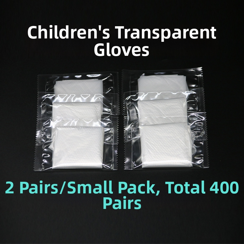 Mănuși de unică folosință din polietilenă, transparente, grosime normală, personalizabile cu logo