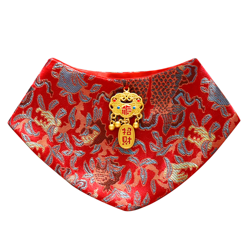 Τρίγωνικό φουλάρι, κινεζικό στυλ, υφαντό σατέν, κέντημα (Υλικό: Ύφασμα; Τρόπος ύφανσης: Σατέν ύφανση; Διαδικασία: Κέντημα; Στυλ: Κινέζικο)