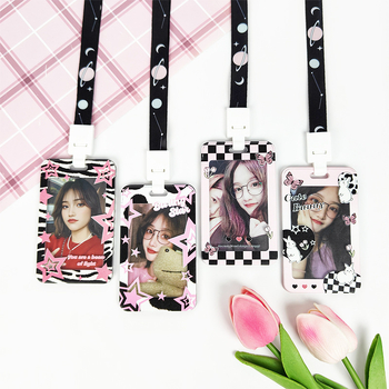 Акрилен калъф за карта, стил ins wind, марка Blue bean