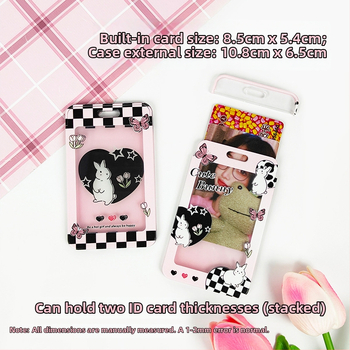 Акрилен калъф за карта, стил ins wind, марка Blue bean