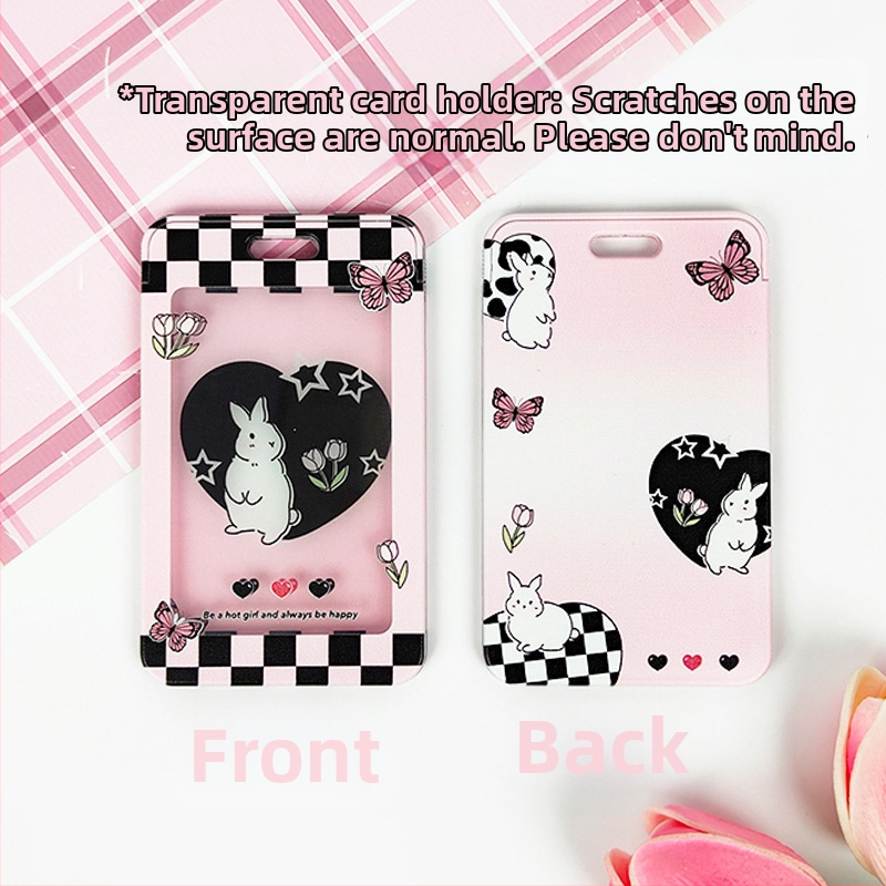 Akrilové puzdro na kartu, štýl ins wind, značka Blue bean