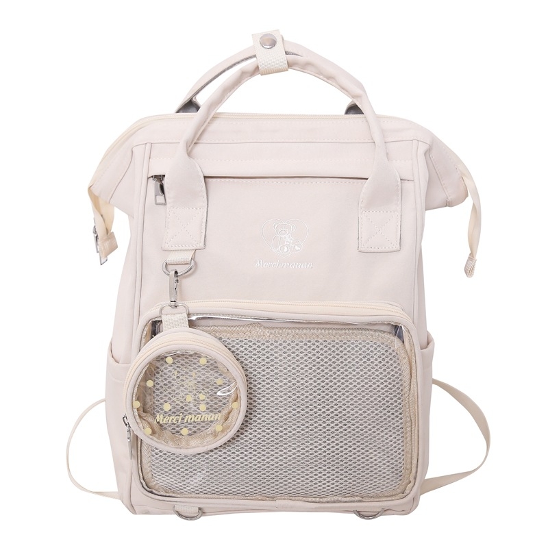 Ženski nylon ruksak, prozračan i otporan na trošenje, naramenica s zračnim jastučićem, podstava od poliestera