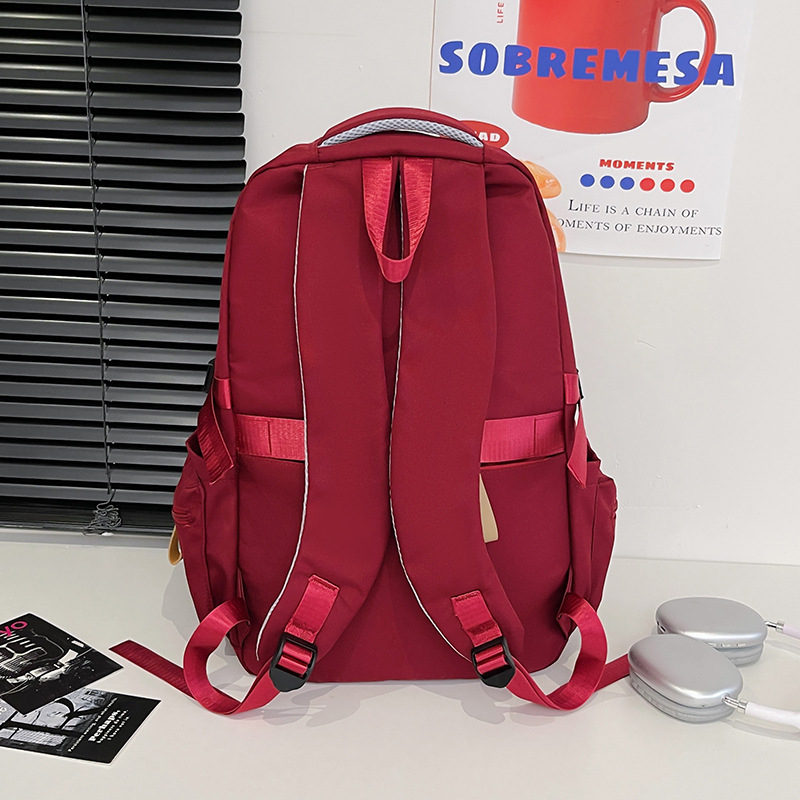 Ruksak velike kapacitete za srednjoškolce – Yousen bags, najlon, prozračan, gradski stil jednostavnosti, naramenica s zračnim jastukom