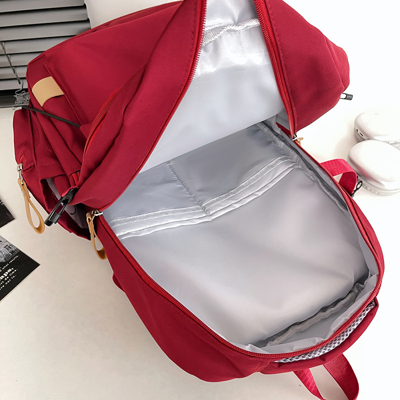Ruksak velike kapacitete za srednjoškolce – Yousen bags, najlon, prozračan, gradski stil jednostavnosti, naramenica s zračnim jastukom