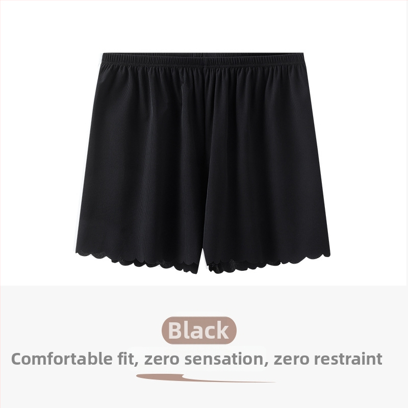 Γυναικείες Ασφαλείς Παντελόνες Καλοκαιριού – Νάιλον Πλεκτό, Μεσαία Μέση, Μονόχρωμο Σχέδιο, Λειτουργία Αντι-Έκθεσης