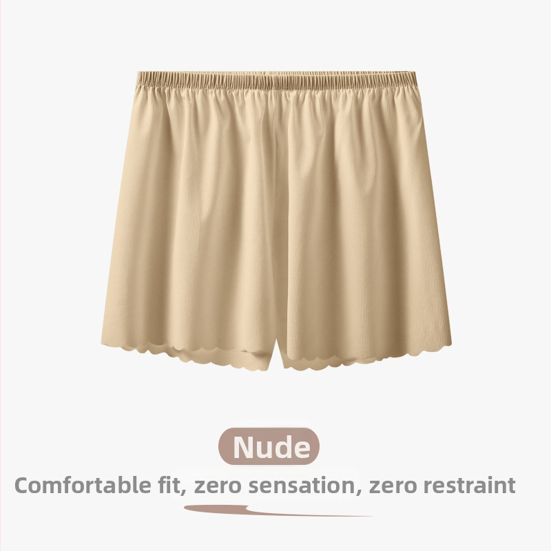 Γυναικείες Ασφαλείς Παντελόνες Καλοκαιριού – Νάιλον Πλεκτό, Μεσαία Μέση, Μονόχρωμο Σχέδιο, Λειτουργία Αντι-Έκθεσης