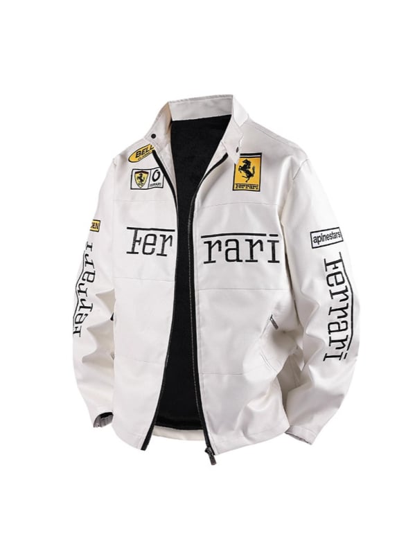 PU kožna jakna s fleece podstavom, vodootporna, stojeći ovratnik, zatvarač, izšivene epolete i patch džepovi – street moto jakna