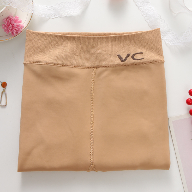 Leggings pentru femei cu căptușeală, Nylon-Spandex, grosime medie, elasticitate înaltă, lungime 9/10, dintr-un singur articol, păstrează căldura, iarna 2025