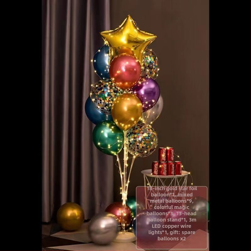 Papírból készült ballon farok alakú születésnapra