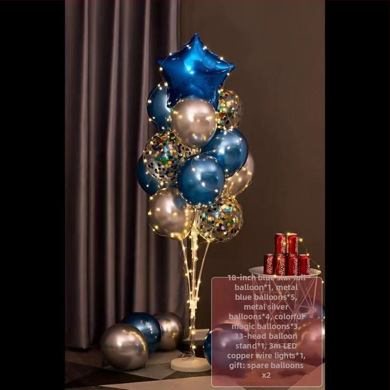 Papírból készült ballon farok alakú születésnapra