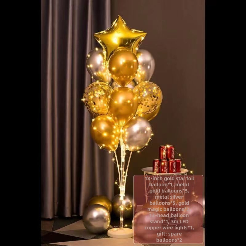 Papírból készült ballon farok alakú születésnapra