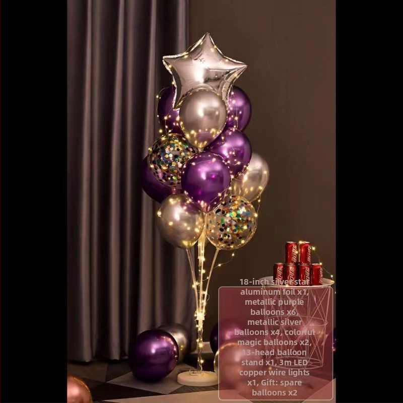 Papírból készült ballon farok alakú születésnapra