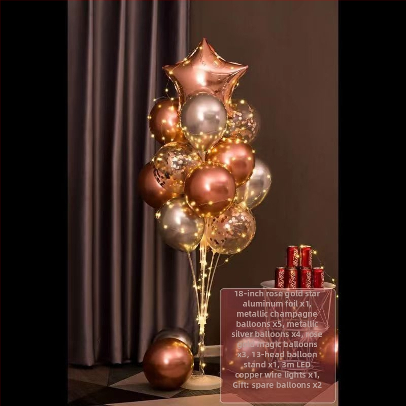 Papírból készült ballon farok alakú születésnapra