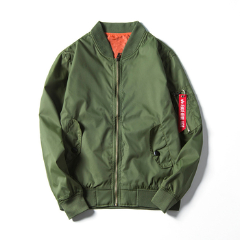 MA1 bomber jakna, opušten kroj, zatvarač na zip, ovratnik stila odijela, raglan rukavi, prozračna i vodootporna