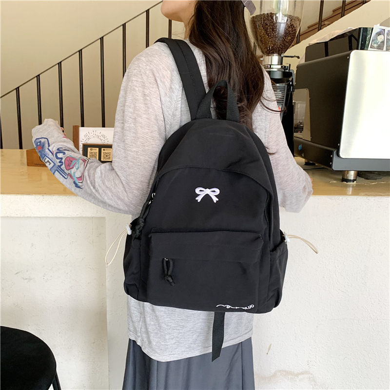 Unisex školska torba u japanskom stilu s nježnim djevojačkim dizajnom, korejskog stila, velike kapacitete, za gimnaziju i srednju školu, pogodna za školu i putovanja