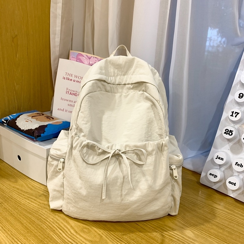 Ženski nylon ruksak s džepom za laptop, zatvarač, prozračan i vodootporan, školska i putna torba, Calog serija