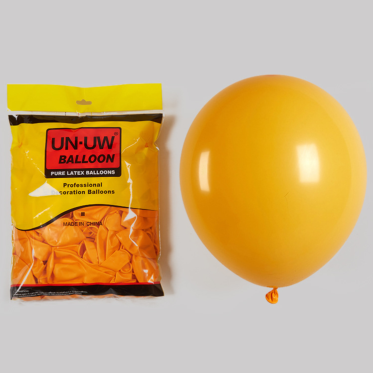 Latex lufi - kerek forma, nyomtatott logó, rajzfilm mintázat