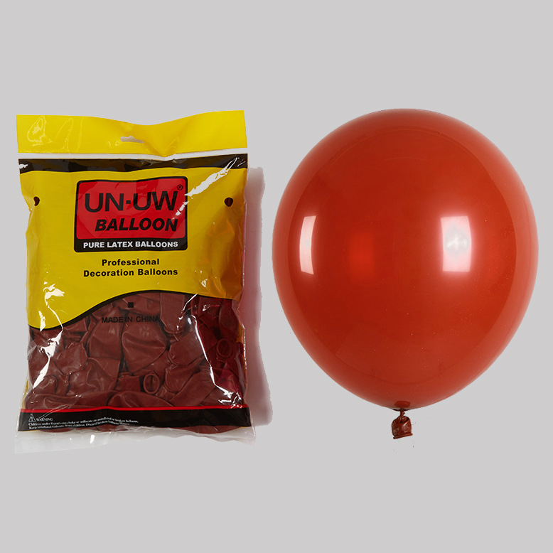 Latex lufi - kerek forma, nyomtatott logó, rajzfilm mintázat