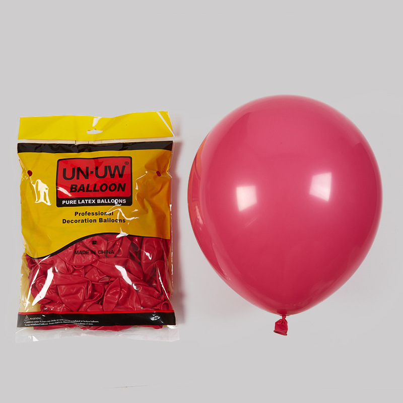 Latex lufi - kerek forma, nyomtatott logó, rajzfilm mintázat