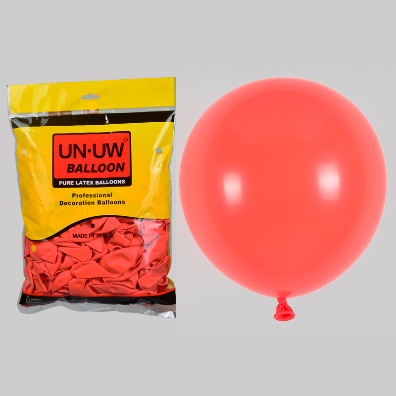 Latex lufi - kerek forma, nyomtatott logó, rajzfilm mintázat