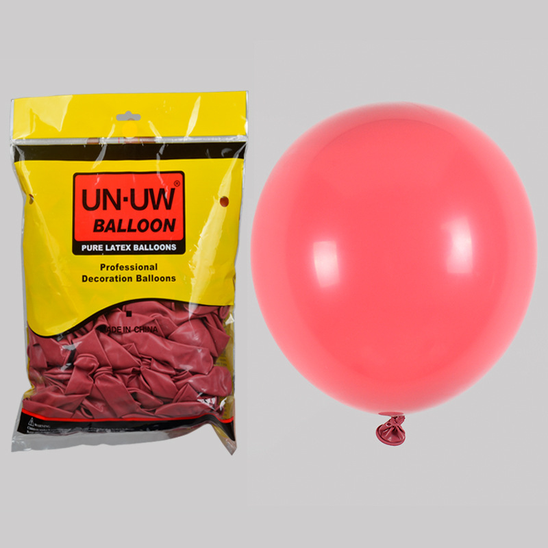 Latex lufi - kerek forma, nyomtatott logó, rajzfilm mintázat