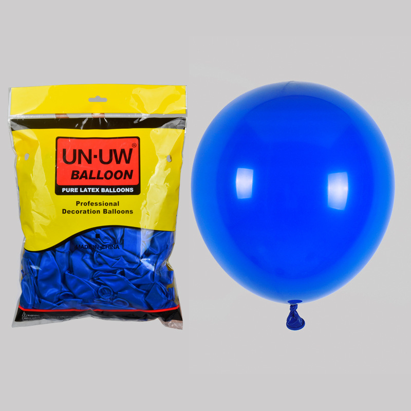 Latex lufi - kerek forma, nyomtatott logó, rajzfilm mintázat