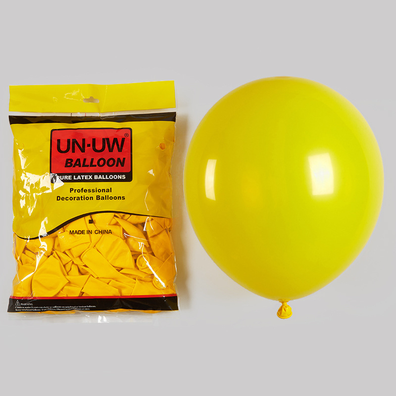 Latex lufi - kerek forma, nyomtatott logó, rajzfilm mintázat