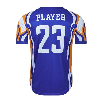 Férfi softball dzseki digitális nyomással, csíkos mintázat, kerek nyakú, bő szabás, fő anyag poliészter 99%