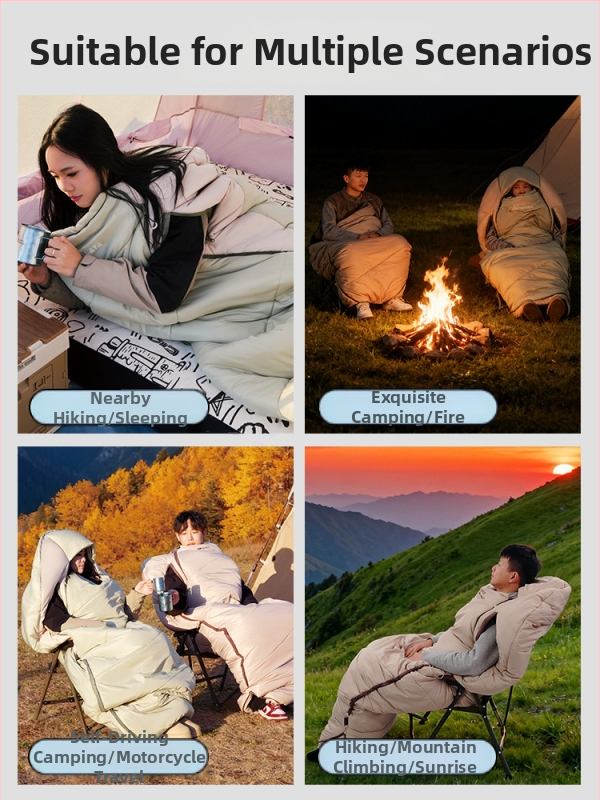 Himalaya vanjska vreća za spavanje za outdoor, otporna na hladnoću zimi, ekstra široka jajasto oblikovana vreća, stil omotnice, punilo Down Cotton, podstava brušena tkanina, tkanina Chunya, težina 1,6–2,4 kg