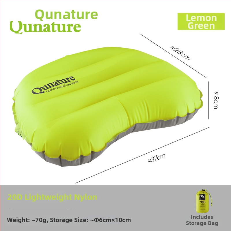 RockBros φουσκωτό μαξιλαράκι λαιμού για εξωτερικούς χώρους – φορητό ταξιδιωτικό μαξιλάρι, ελαφρύ κάμπινγκ μαξιλάρι, 20d νάιλον + επίστρωση TPU, διατίθεται εξατομίκευση