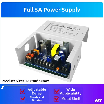 Napajanje za sustav kontrole pristupa, AC/DC modul 12V, modeli P04/05/06, identifikacija prox kartice 0.03, radna temperatura 20°C