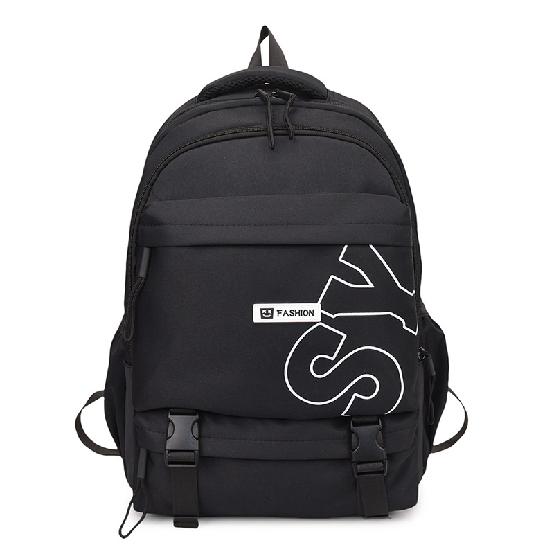 Školski ruksak za srednju školu, unisex, Oxford materijal, otporan na habanje, ulični stil, zakrivljene naramenice