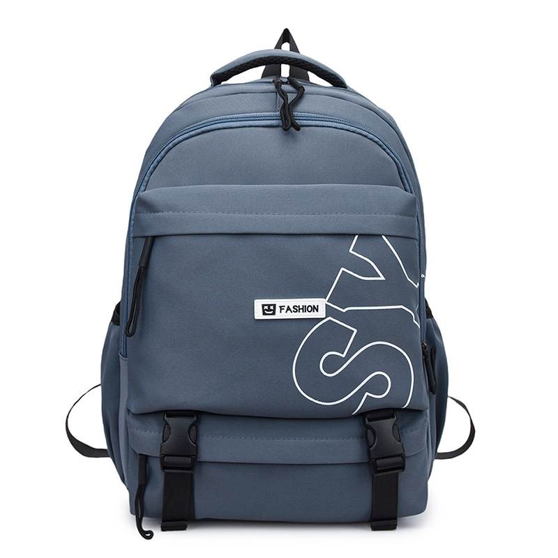 Školski ruksak za srednju školu, unisex, Oxford materijal, otporan na habanje, ulični stil, zakrivljene naramenice