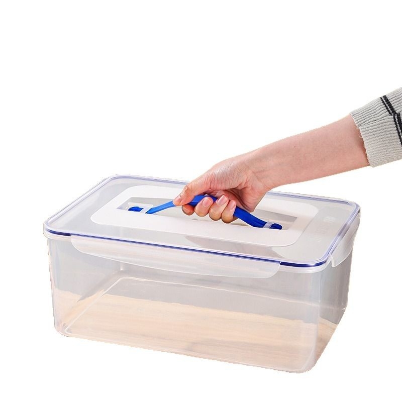 Пластмасова запечатана кутия за хладилник за съхранение на зеленчуци; хранителен клас, термоустойчива и устойчива на замръзване