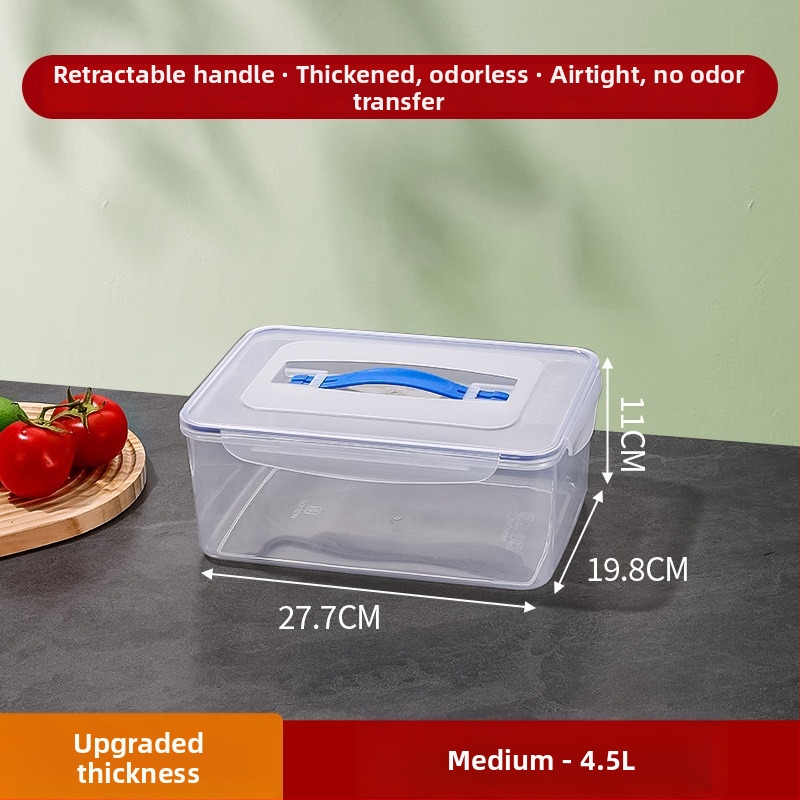 Пластмасова запечатана кутия за хладилник за съхранение на зеленчуци; хранителен клас, термоустойчива и устойчива на замръзване