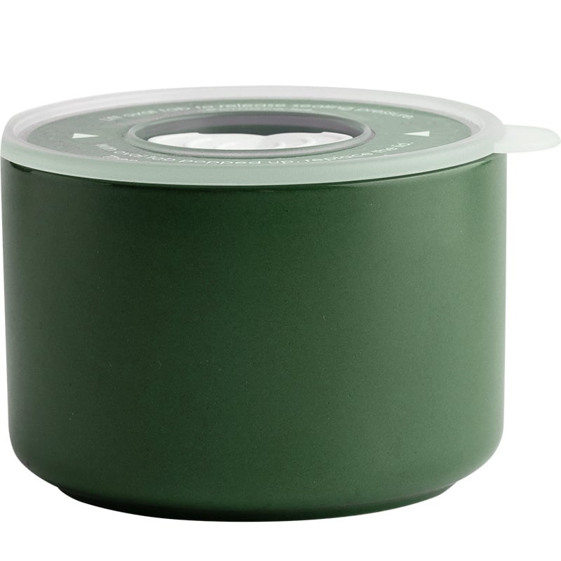 Keramička kutija za ručak, mikrovalna, okrugla, dvostruka, zatvorena, 301–500 ml