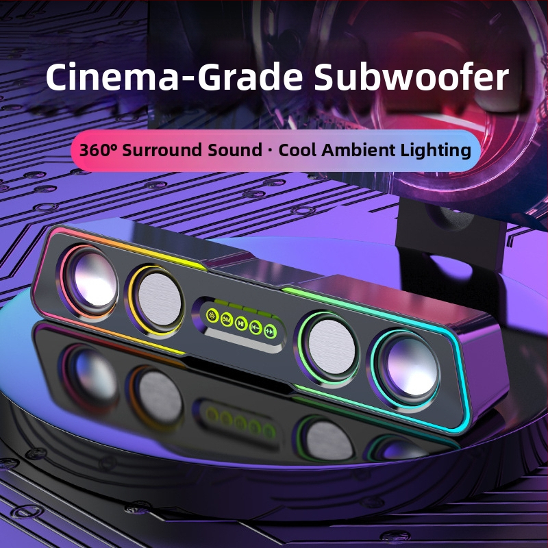 Počítačové reproduktory Q3, 2.1-kanálové, 5W, USB/3,5 mm/Bluetooth 4.0, 40 Hz–20 kHz, SNR ≥75 dB