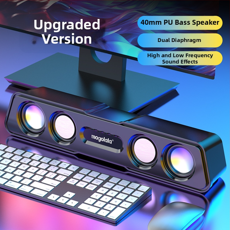 Számítógép hangszórók Q3, 2.1 csatornás, 5W, USB/3,5 mm/Bluetooth 4.0, 40 Hz–20 kHz, SNR ≥75 dB