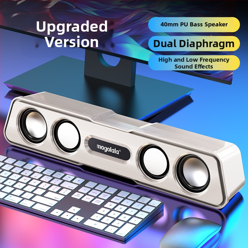 Számítógép hangszórók Q3, 2.1 csatornás, 5W, USB/3,5 mm/Bluetooth 4.0, 40 Hz–20 kHz, SNR ≥75 dB