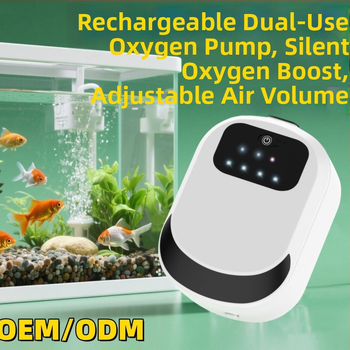Φορτιζόμενη αντλία οξυγόνου και αεριστής για ψάρεμα και ενυδρείο – Τροφοδοσία USB, Διπλής χρήσης, βάρος 205 g, μοντέλα A-101/A-102/A-103