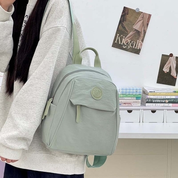 Djevojački ruksak u korejskom stilu, nylon, kapacitet ispod 20 L, kompatibilan s 10-inčnim prijenosnikom