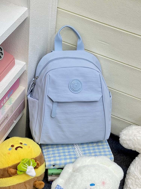 Djevojački ruksak u korejskom stilu, nylon, kapacitet ispod 20 L, kompatibilan s 10-inčnim prijenosnikom