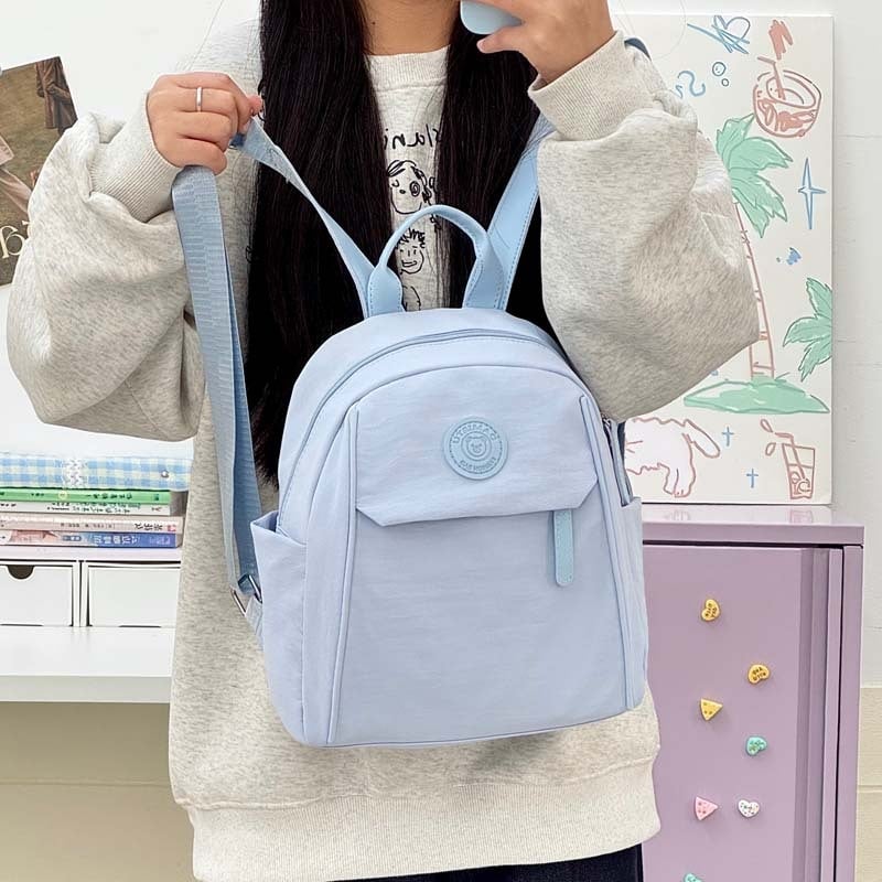 Djevojački ruksak u korejskom stilu, nylon, kapacitet ispod 20 L, kompatibilan s 10-inčnim prijenosnikom