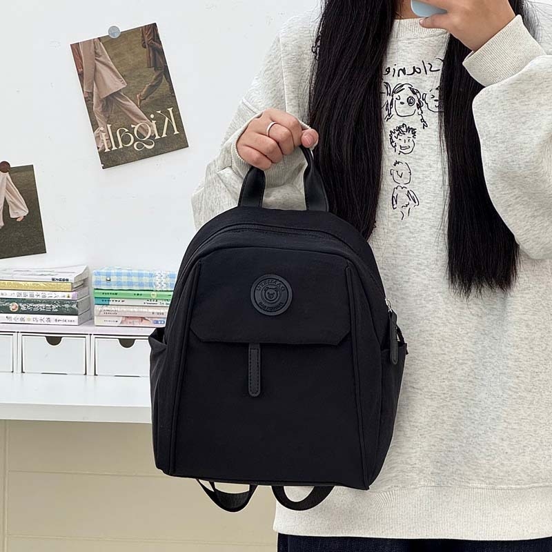 Djevojački ruksak u korejskom stilu, nylon, kapacitet ispod 20 L, kompatibilan s 10-inčnim prijenosnikom